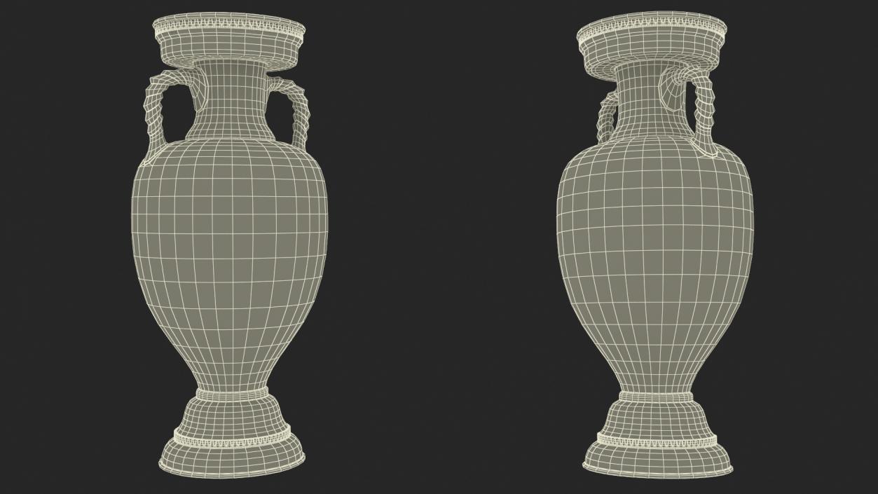 3D model UEFA European Championship Cup