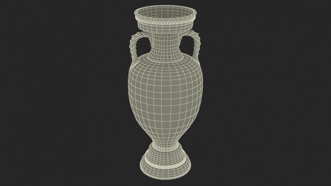 3D model UEFA European Championship Cup