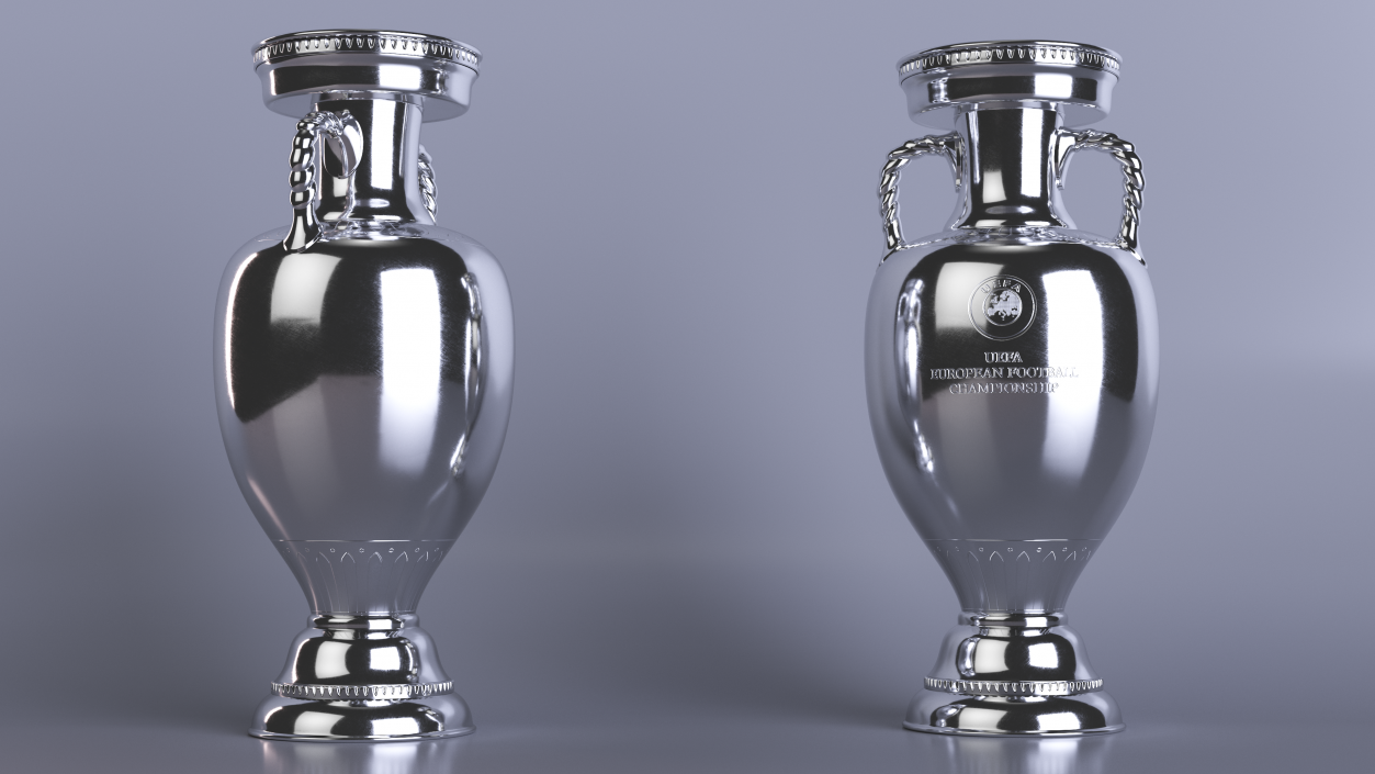 3D model UEFA European Championship Cup