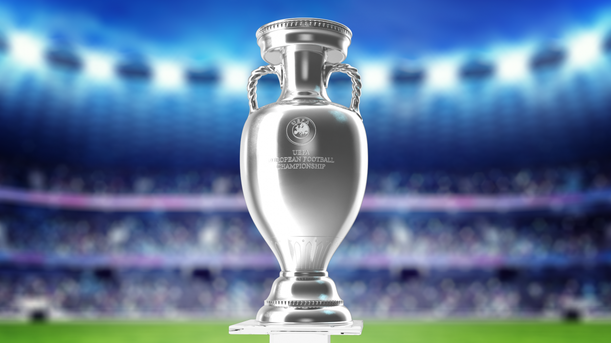 3D model UEFA European Championship Cup