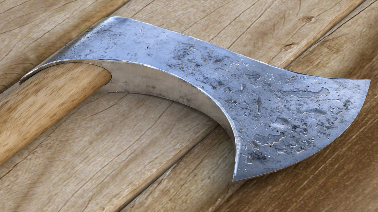 3D Francisca Throwing Axe Old