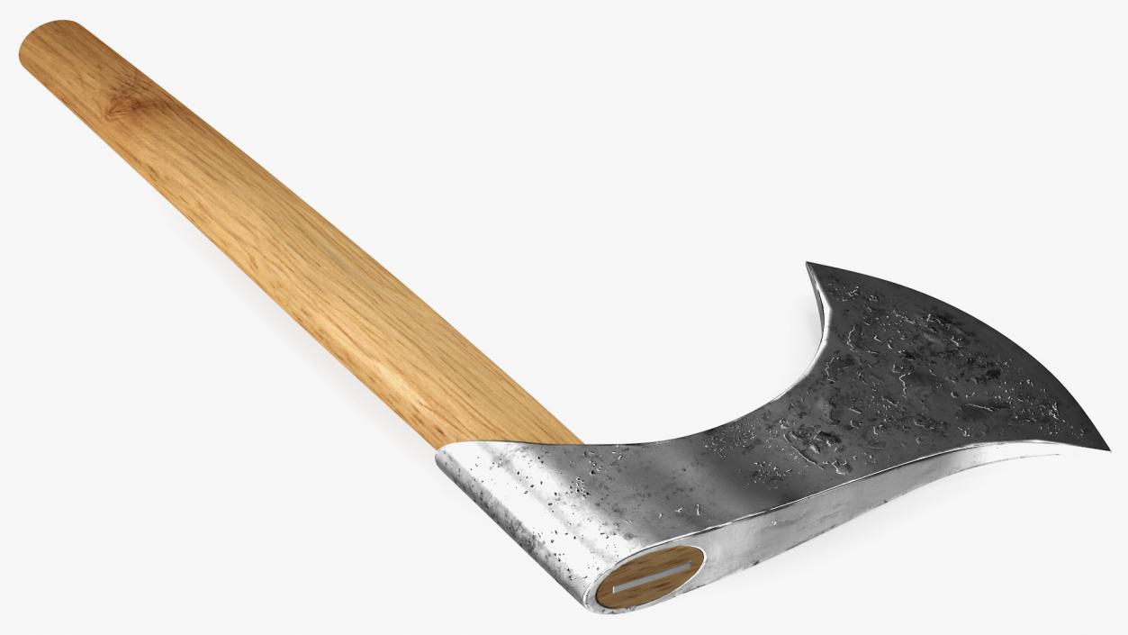 3D Francisca Throwing Axe Old