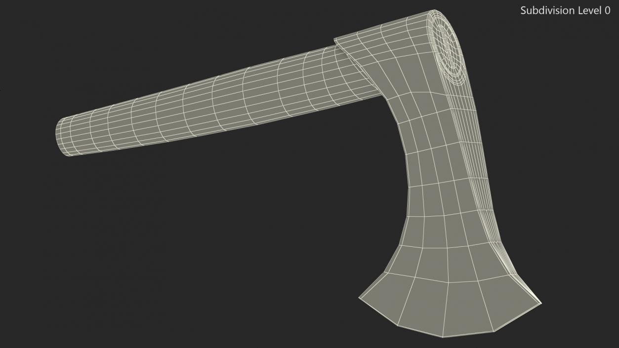 3D Francisca Throwing Axe Old