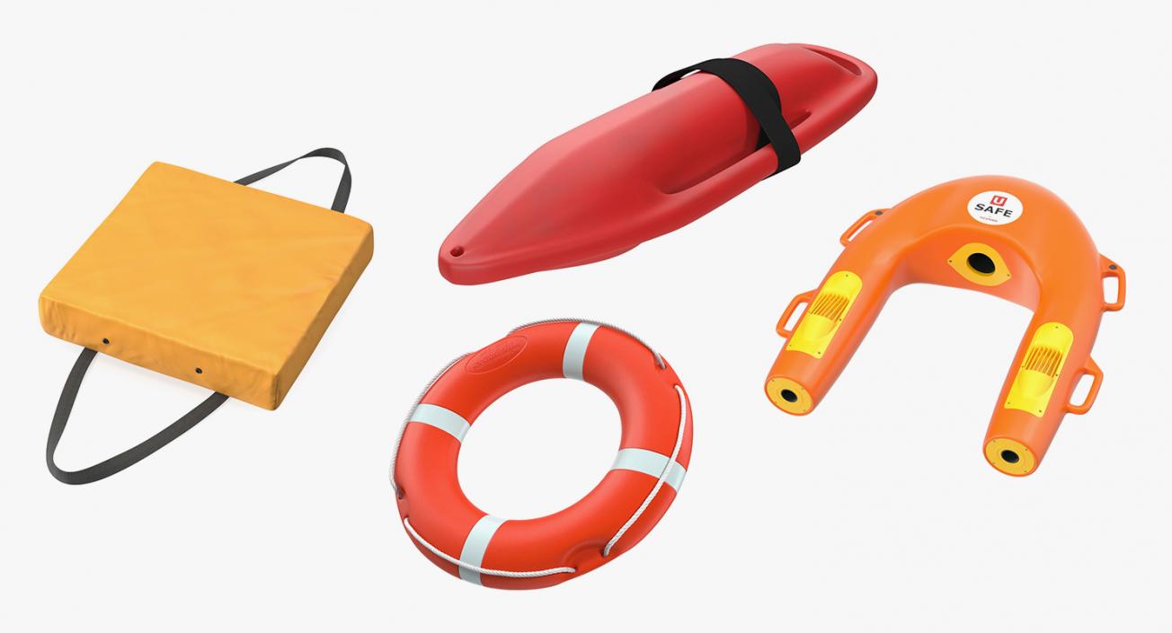 3D Life Buoys Collection 2 model