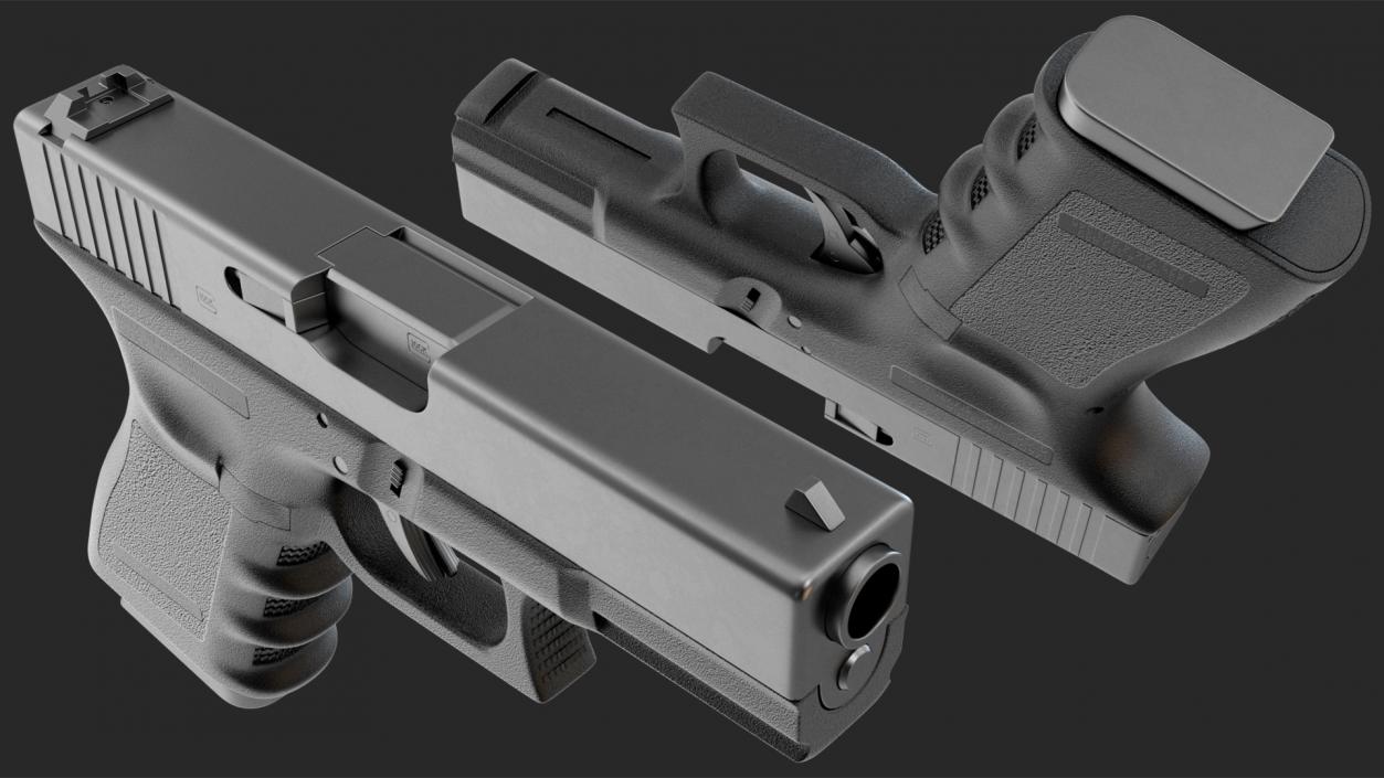 3D Micro Compact Handgun