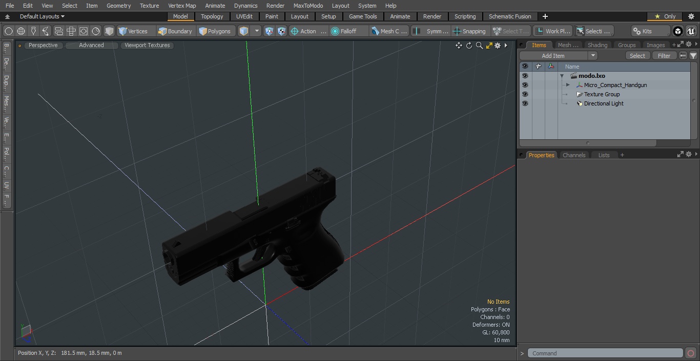 3D Micro Compact Handgun