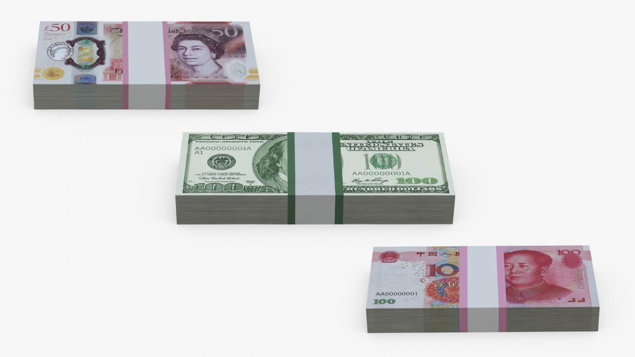 3D model Banknotes Collection