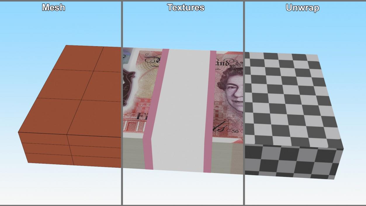 3D model Banknotes Collection