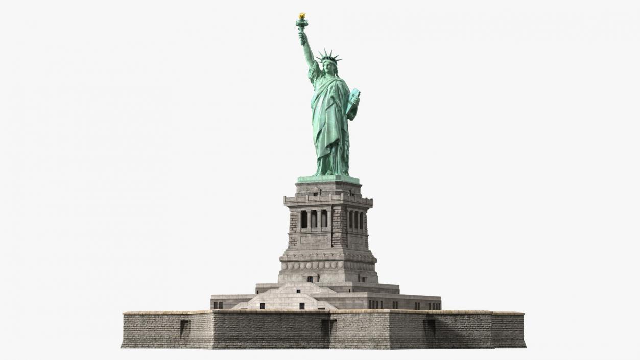 National Architectural Monument Statue of Liberty 3D model