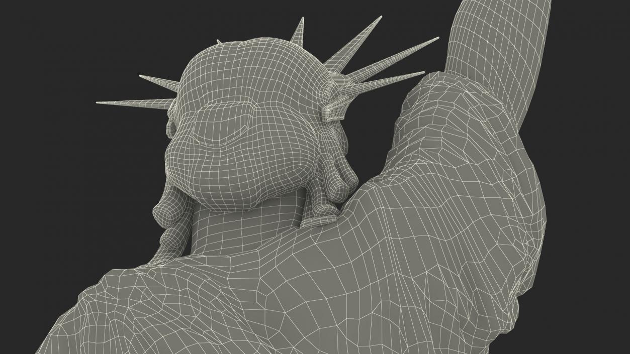 National Architectural Monument Statue of Liberty 3D model