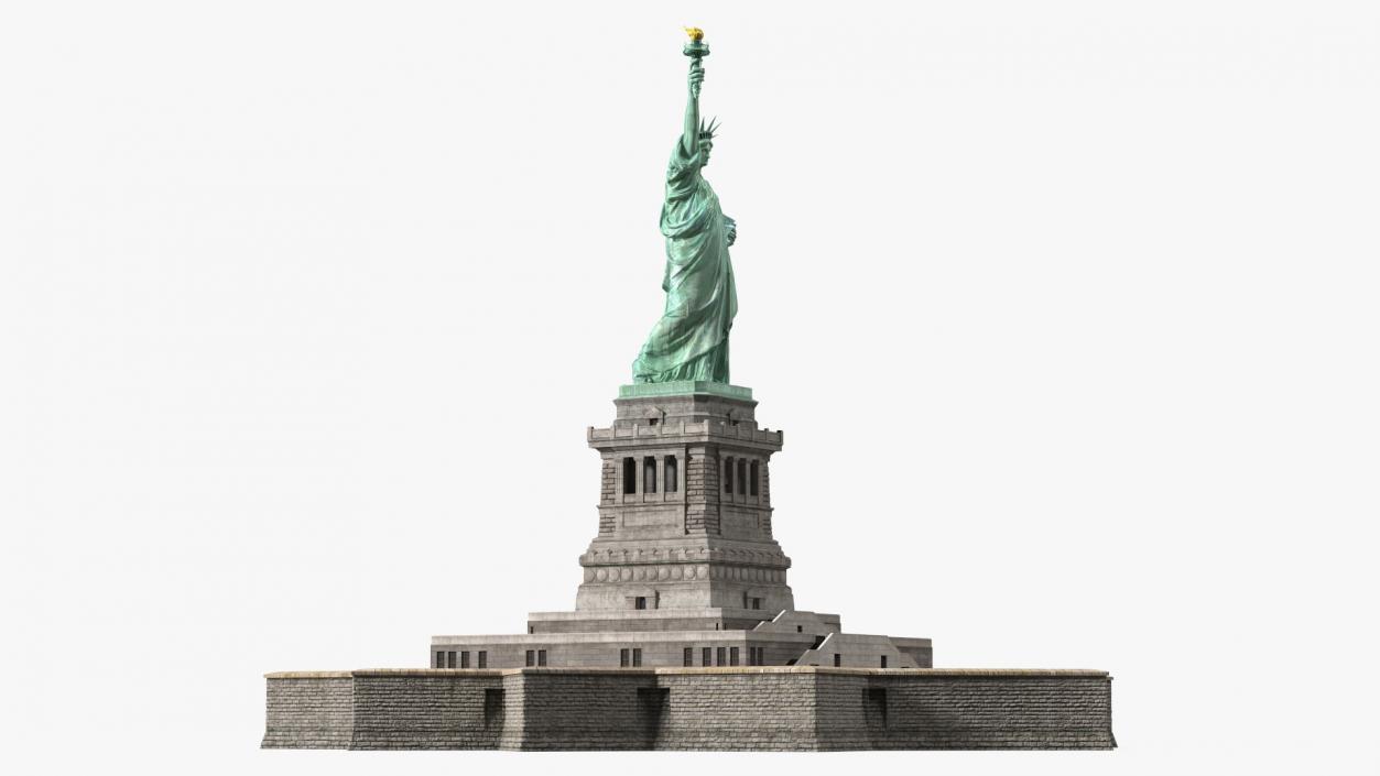 National Architectural Monument Statue of Liberty 3D model