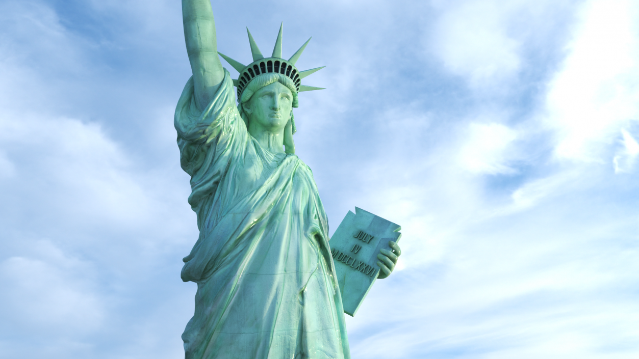 National Architectural Monument Statue of Liberty 3D model