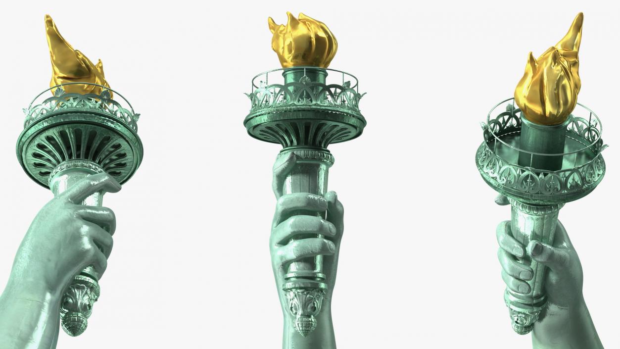 National Architectural Monument Statue of Liberty 3D model