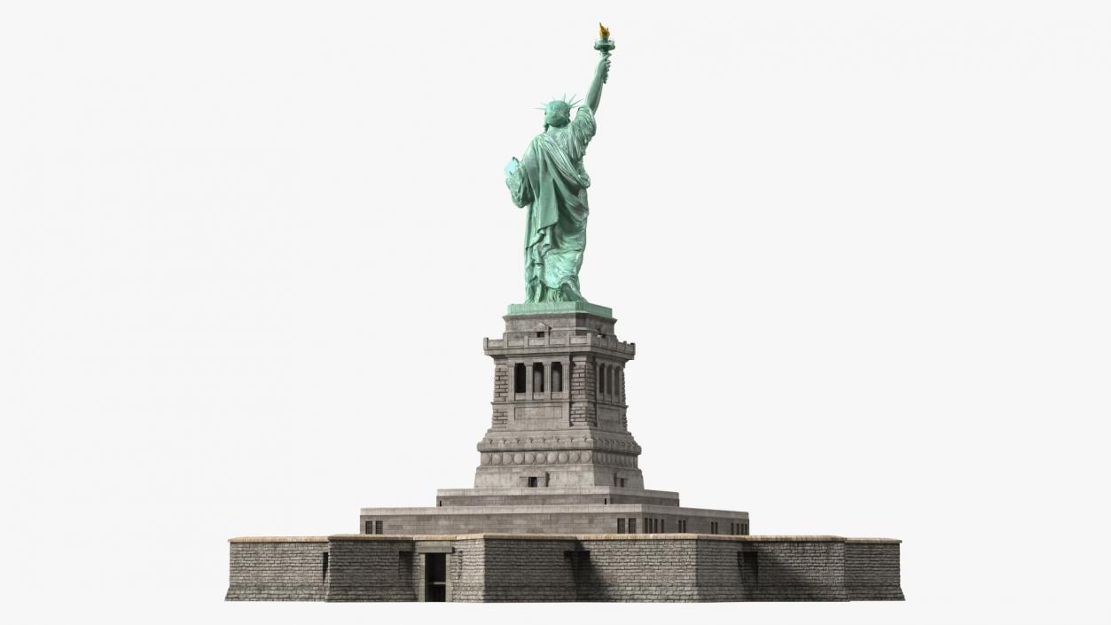 National Architectural Monument Statue of Liberty 3D model