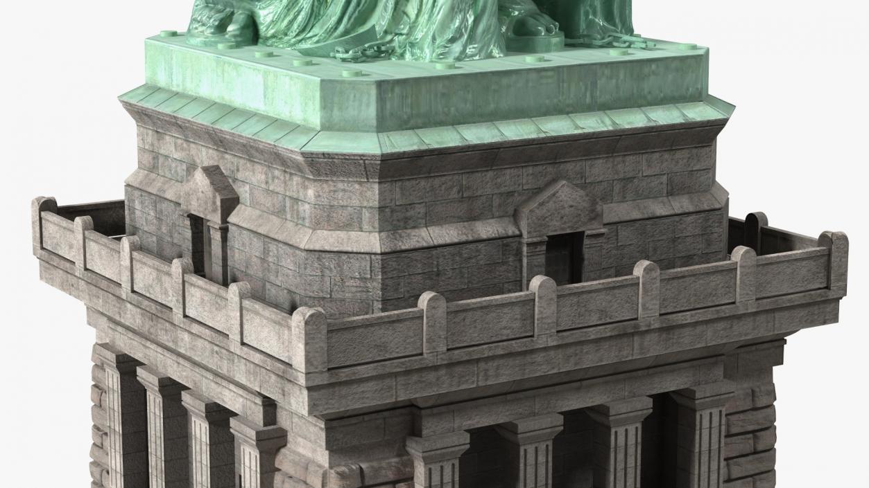 National Architectural Monument Statue of Liberty 3D model