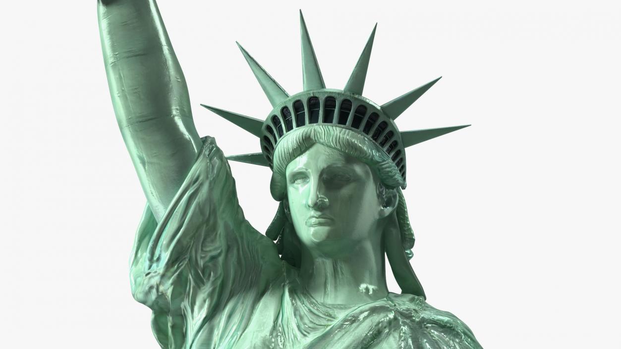 National Architectural Monument Statue of Liberty 3D model