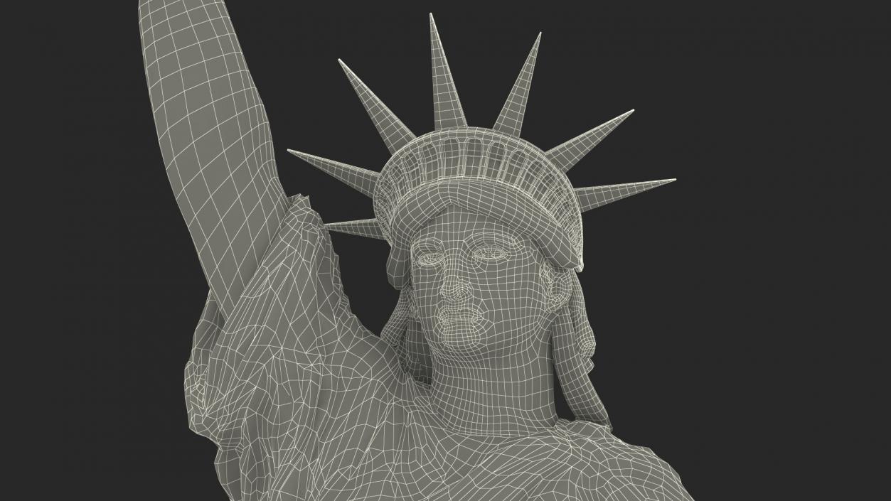 National Architectural Monument Statue of Liberty 3D model