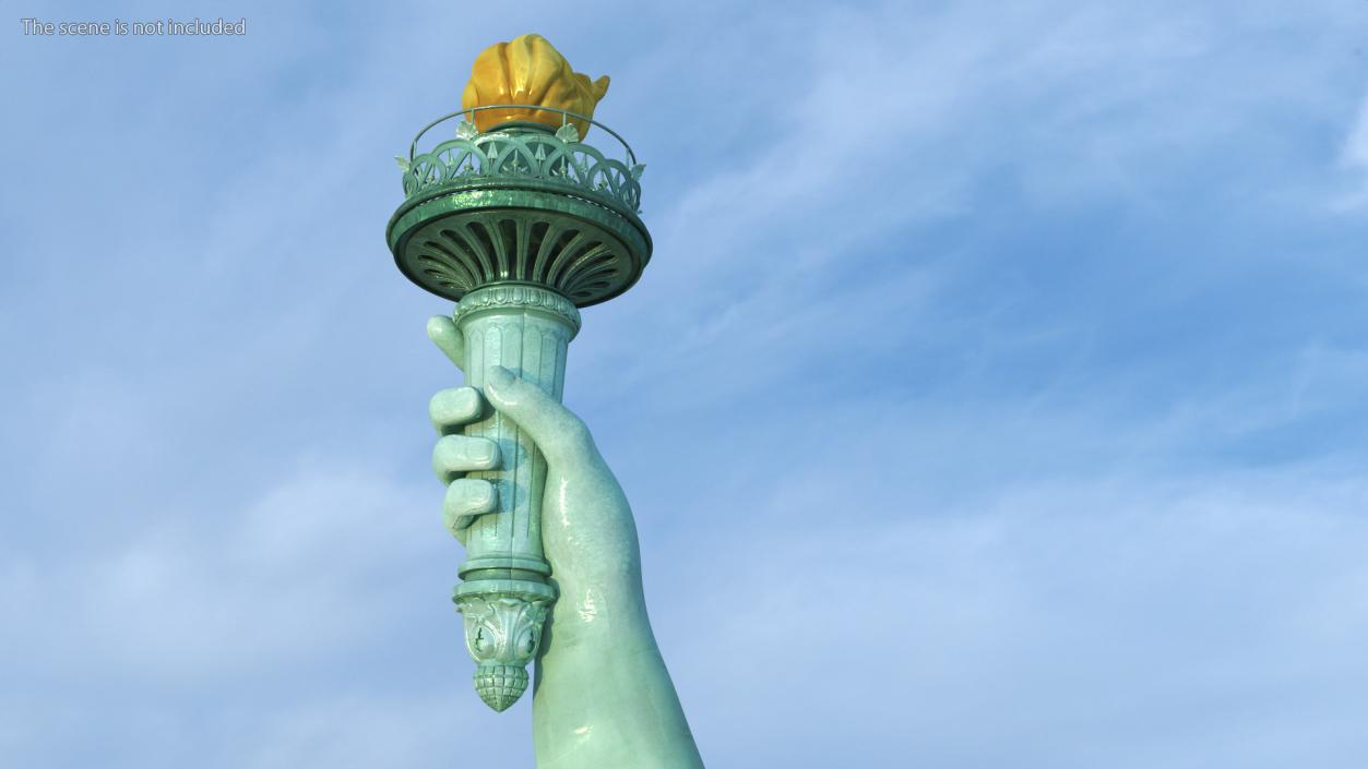 National Architectural Monument Statue of Liberty 3D model