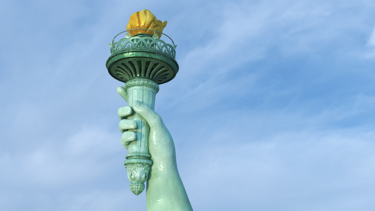 National Architectural Monument Statue of Liberty 3D model