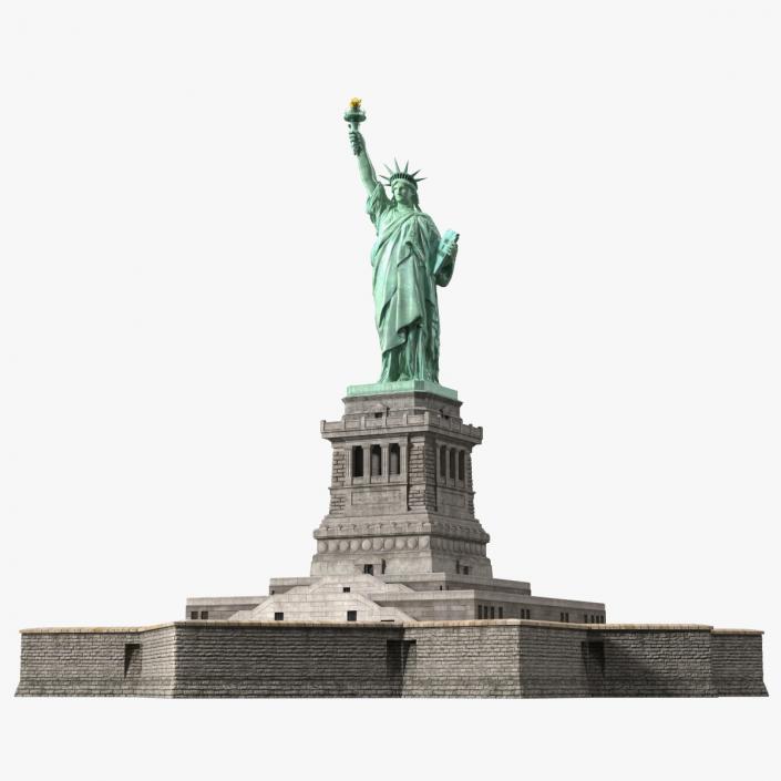 National Architectural Monument Statue of Liberty 3D model