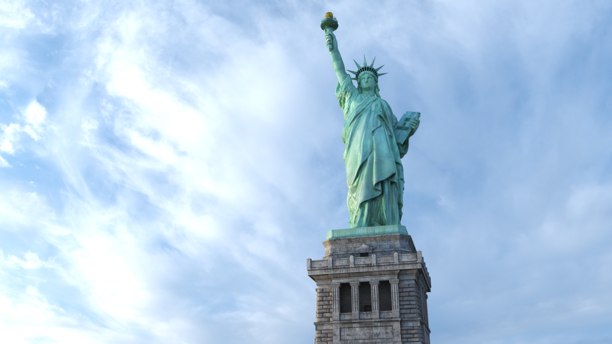 National Architectural Monument Statue of Liberty 3D model