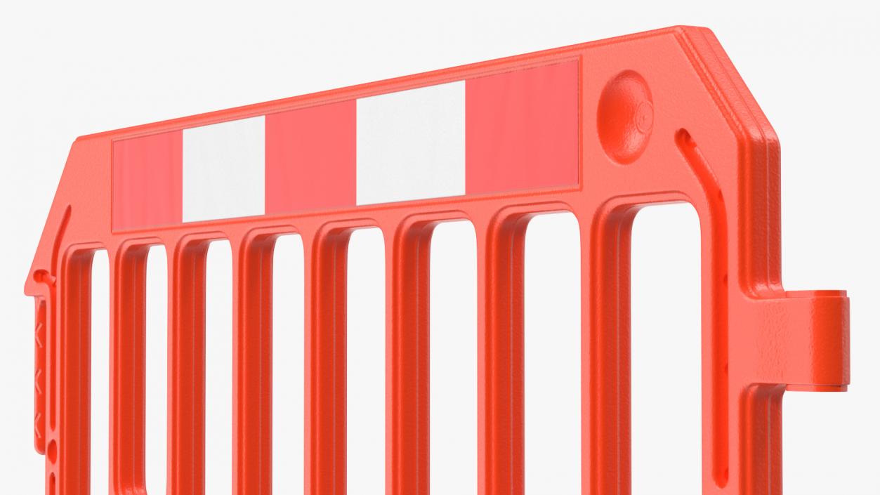 3D model Plastic Road Safety Fence