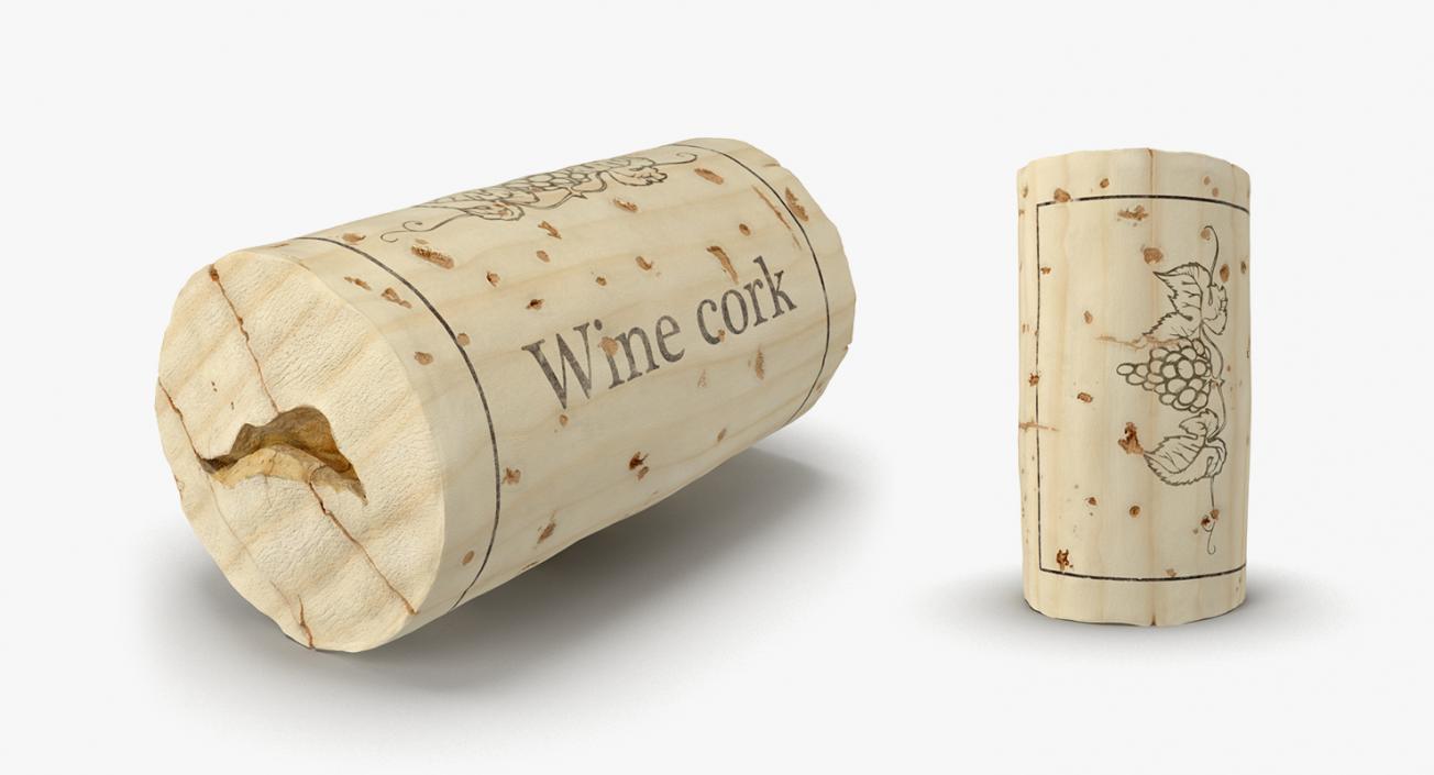 3D Wine Corks Collection