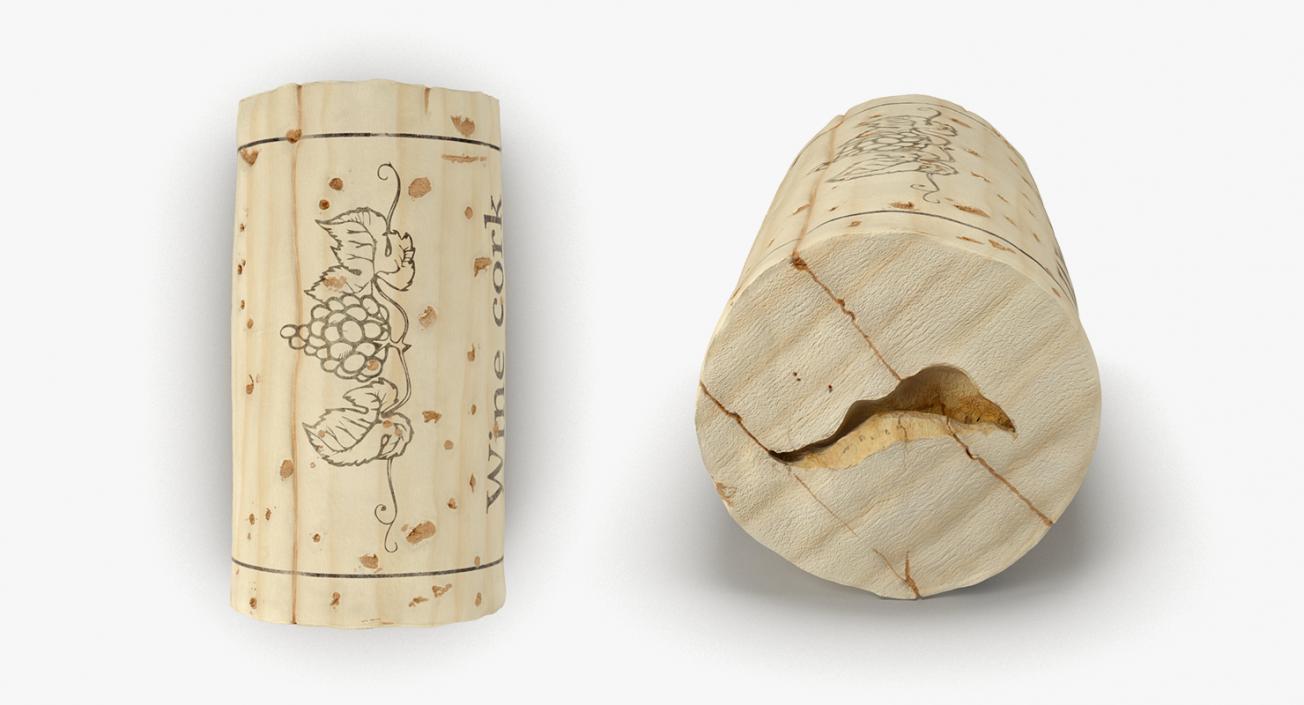 3D Wine Corks Collection