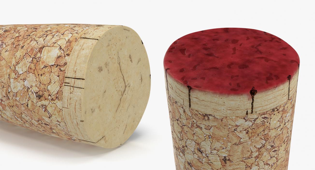 3D Wine Corks Collection