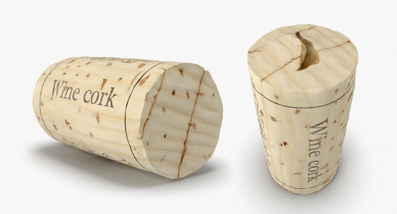 3D Wine Corks Collection