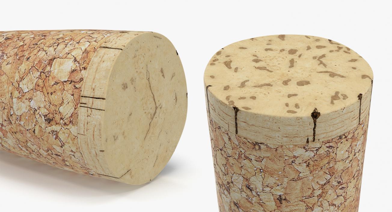 3D Wine Corks Collection