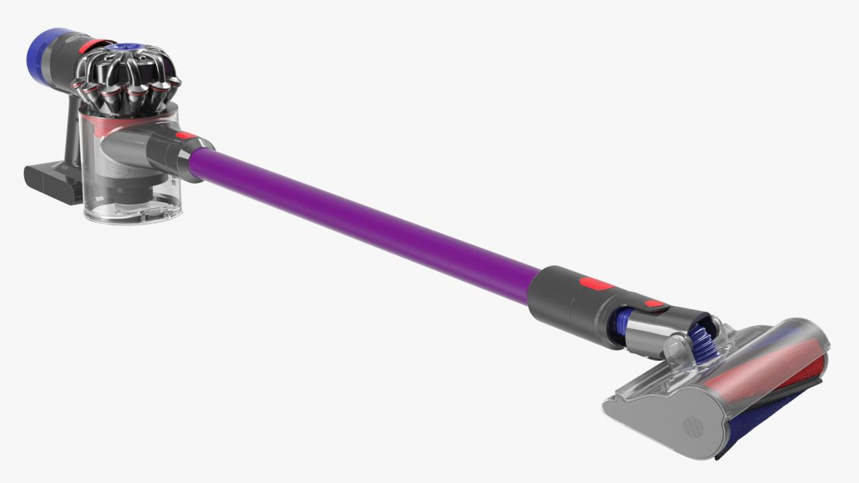 3D Dyson V8 Absolute Pro Rigged model