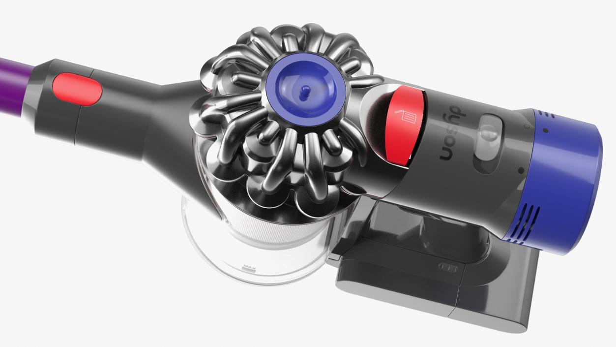 3D Dyson V8 Absolute Pro Rigged model