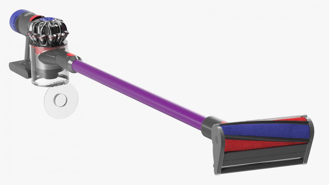 3D Dyson V8 Absolute Pro Rigged model