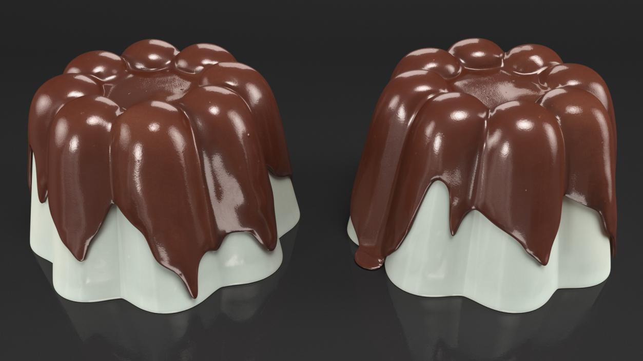 Milky Jelly Pudding 3D model