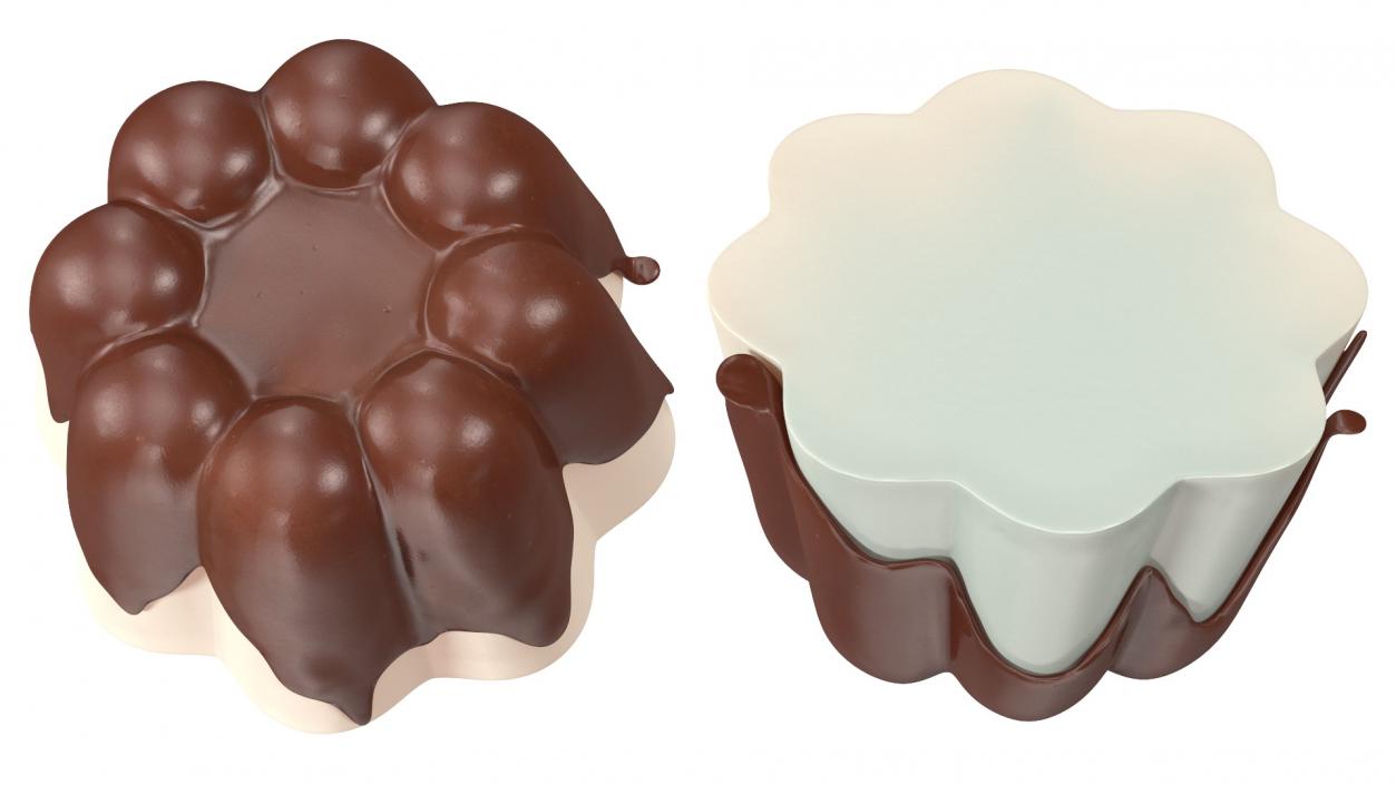 Milky Jelly Pudding 3D model