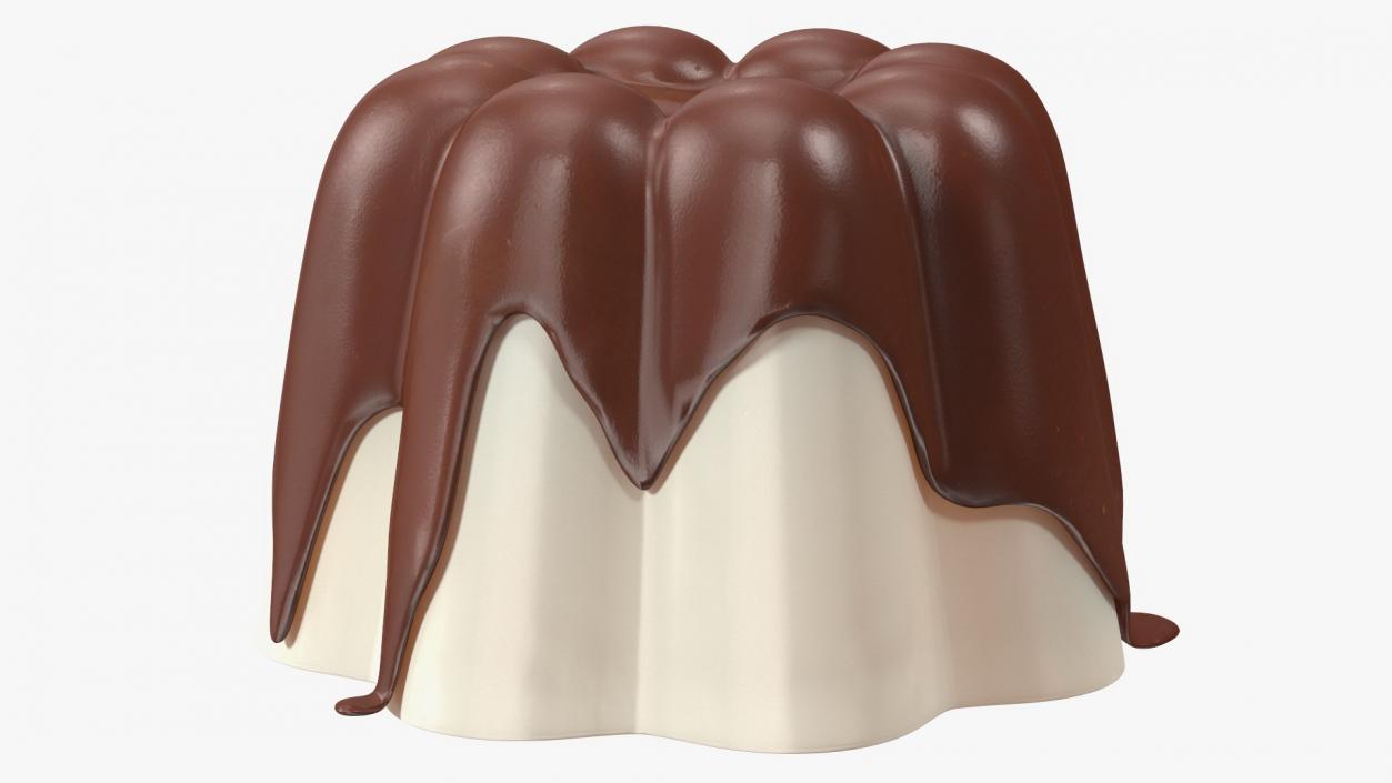 Milky Jelly Pudding 3D model