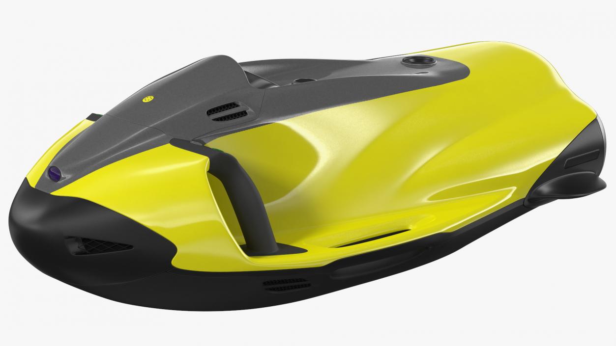 Electric Sea Scooter Yellow 3D