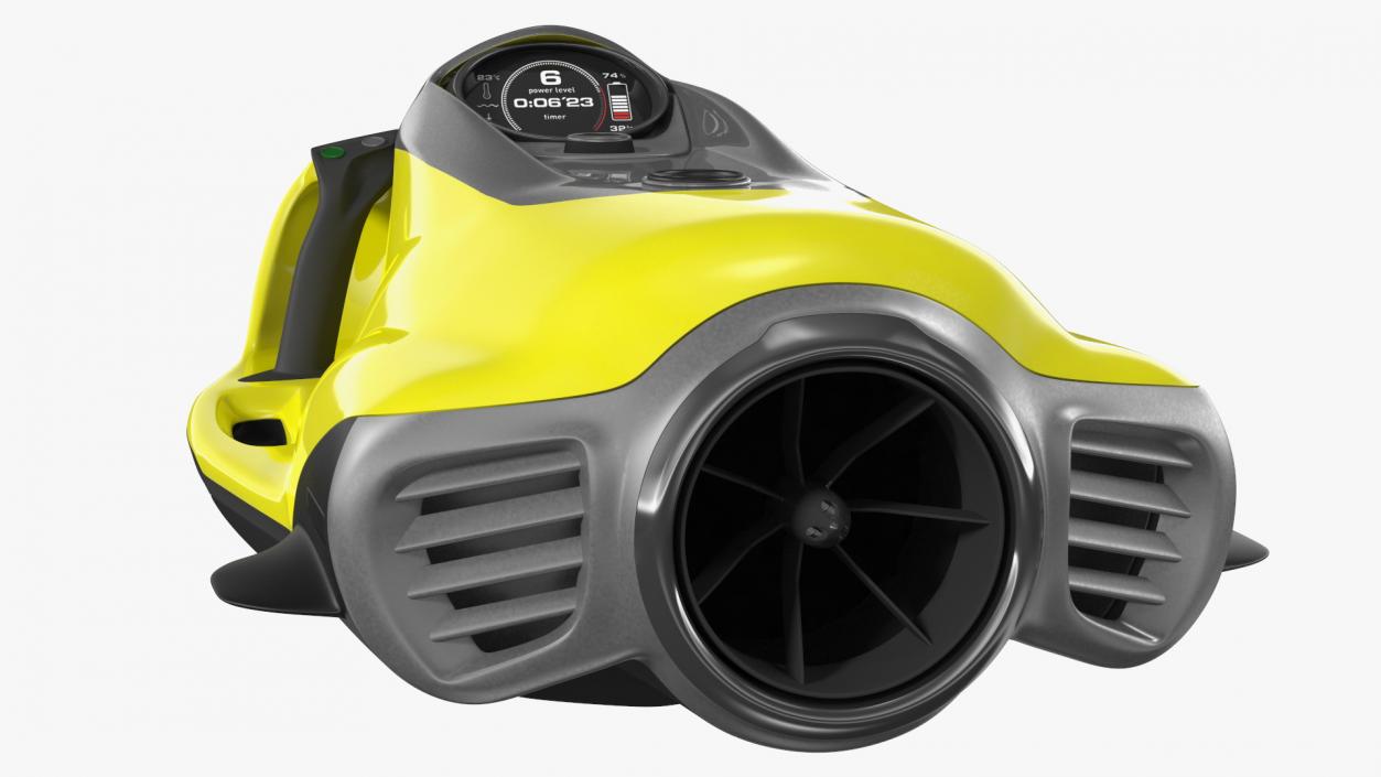 Electric Sea Scooter Yellow 3D