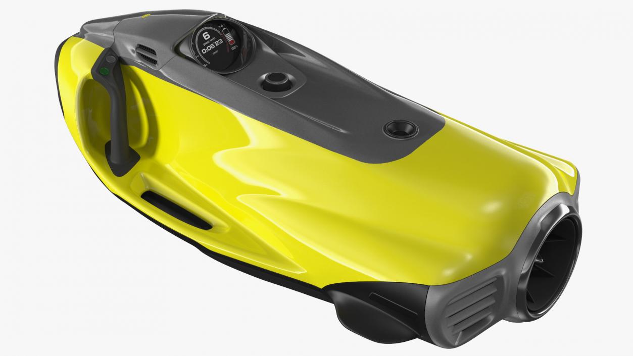 Electric Sea Scooter Yellow 3D