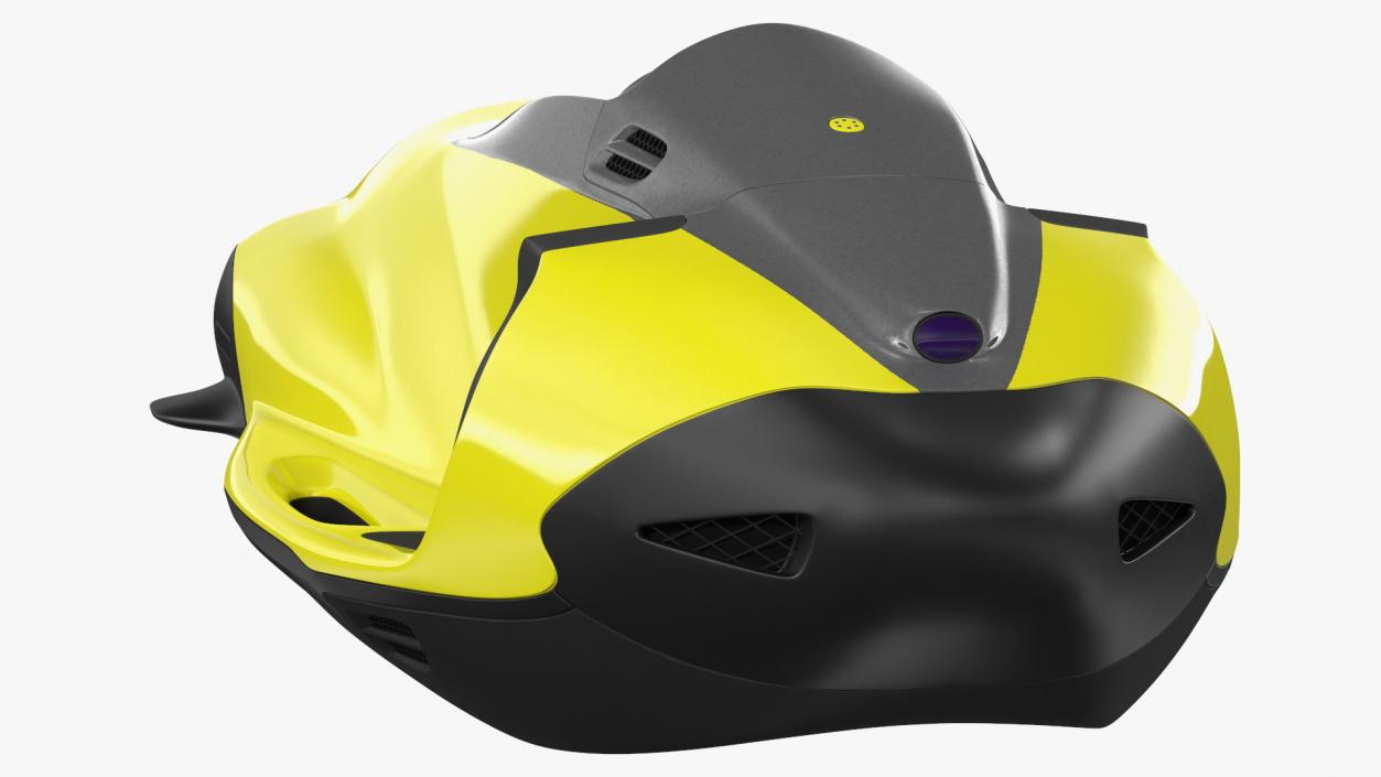 Electric Sea Scooter Yellow 3D