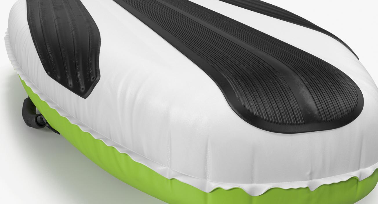 3D Inflatable Sled Green