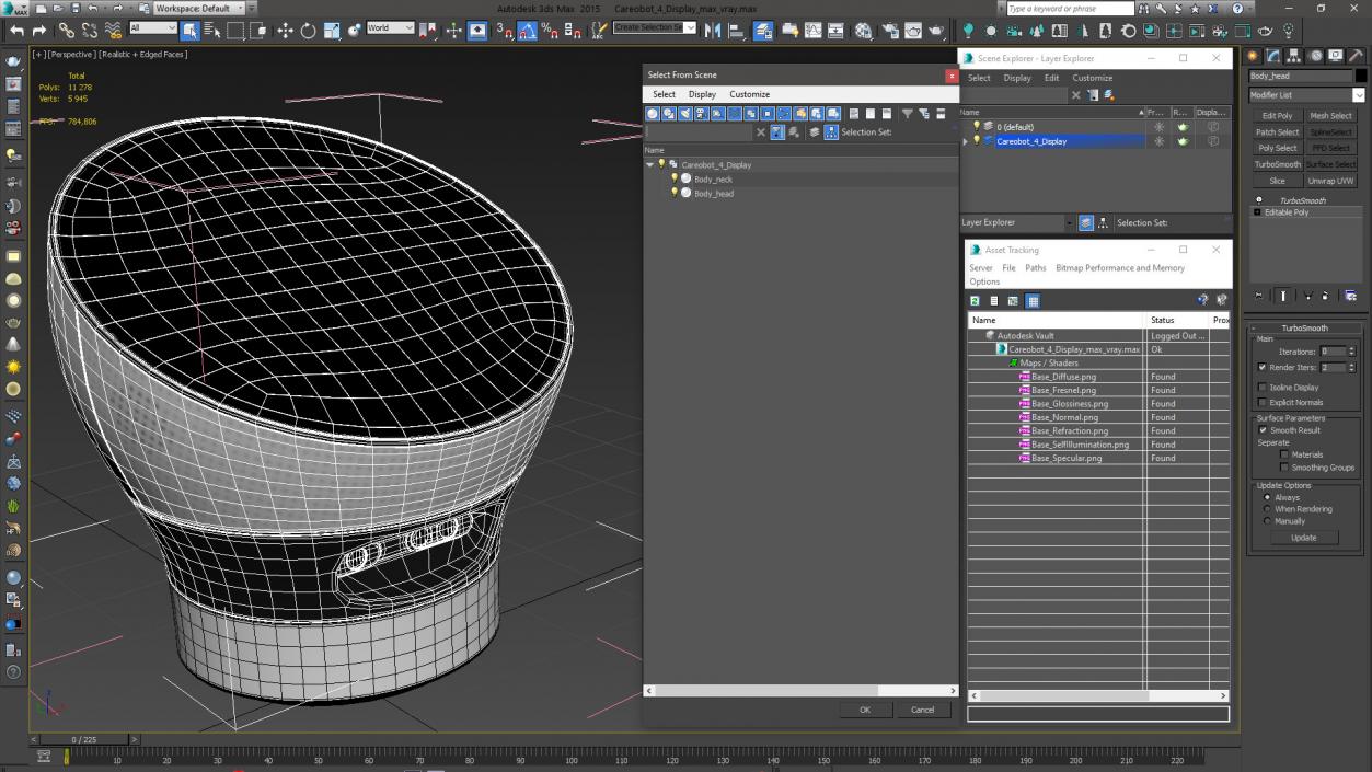 3D Careobot 4 Display model