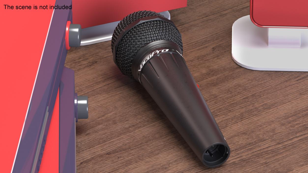 3D Professional Vocal Microphone VOCOPRO Black model