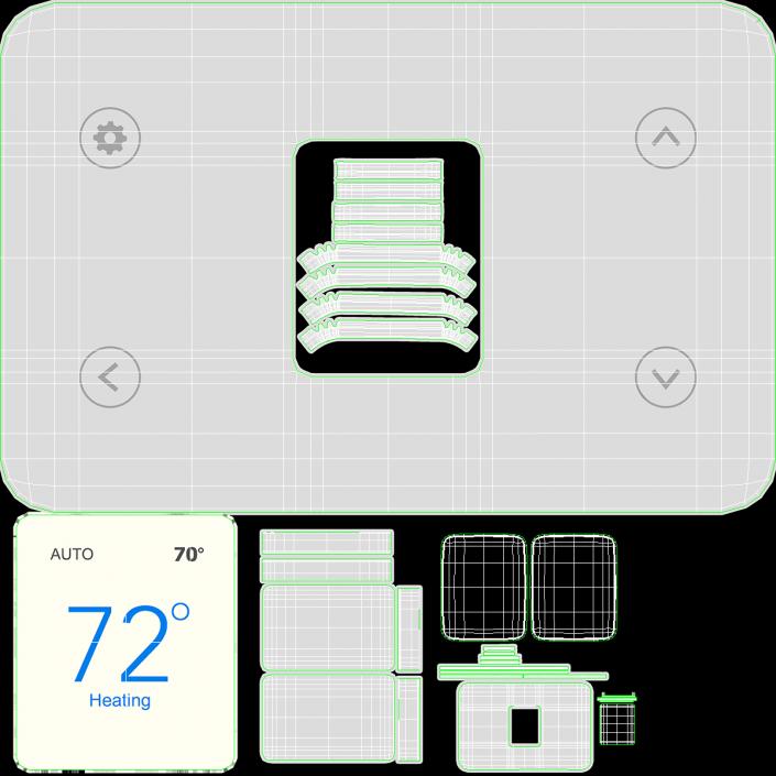 3D WiFi Thermostat Generic model