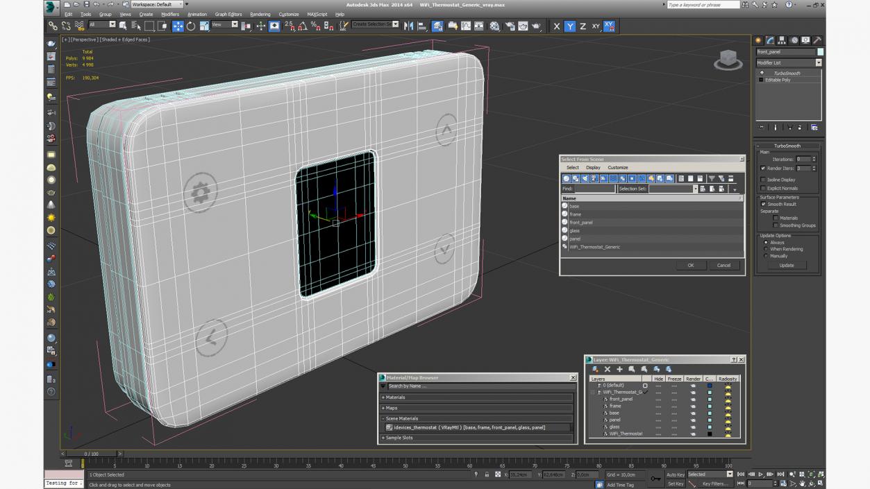 3D WiFi Thermostat Generic model