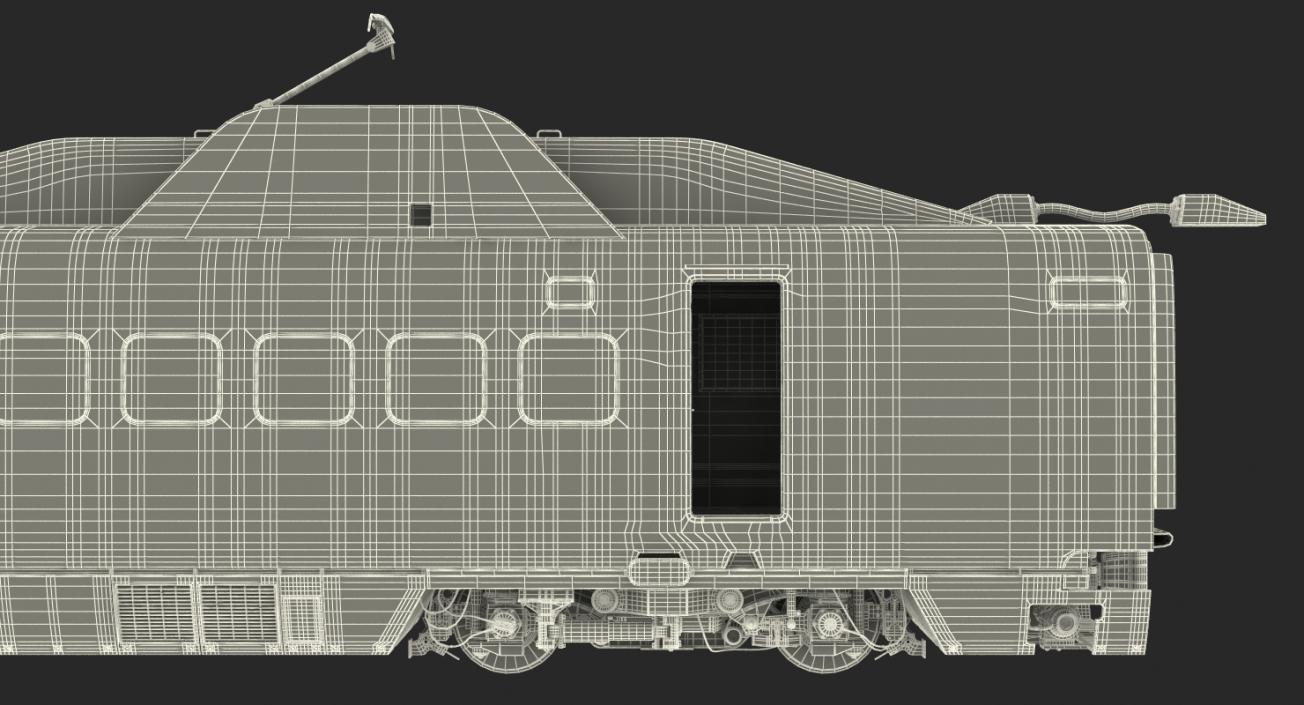 Bullet Train JR700 Passenger Car Japan Railways 3D