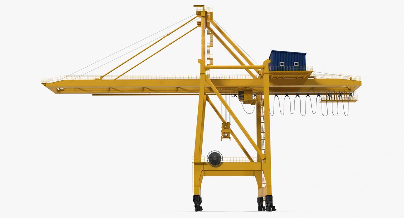 Quayside Container Crane 3D model