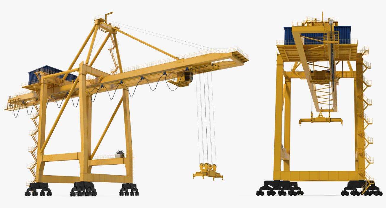 Quayside Container Crane 3D model