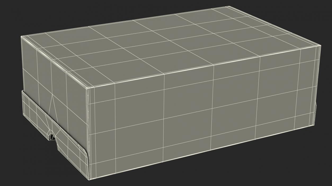 3D model Box for Shoes Closed